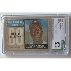 1968 Topps Sporting News All-Stars #370 Hank Aaron CPG 5.5 (19)